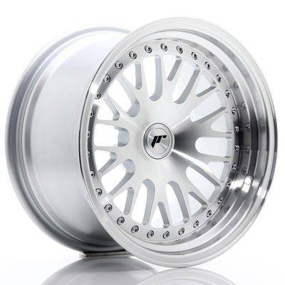 JR Wheels JR10 16x9 ET10-20 Blank Silver Machined Face 