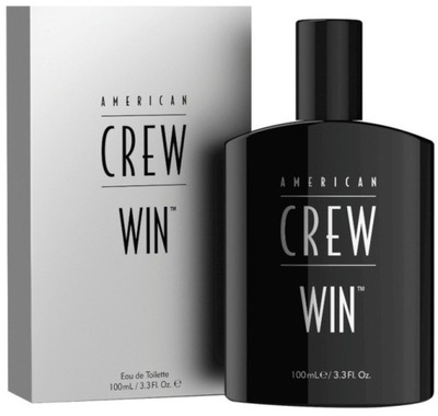 American Crew WIN - Męskie perfumy egzotyczne paczuli bergamotka 100 ml