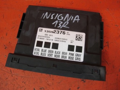 Opel insignia a модуль блок керування комфорту 13592376 фото №1