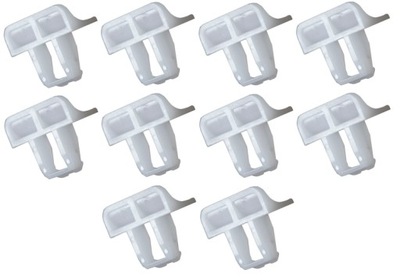 10x кліпса бампер накладка jeep compass renegade cherokee wrangler dodge ram фото №1