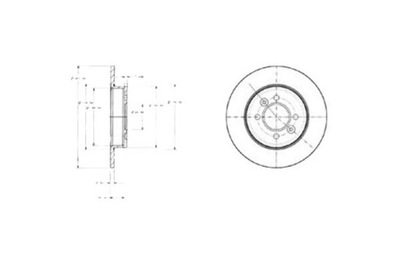 Delphi bg2694 диск тормозная фото №1
