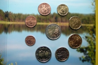 KMS EURO FINLANDIA 2004 NATURA GĘSI KWIATY RARYTAS