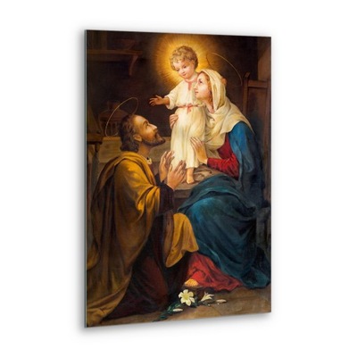Obraz na szkle Hartowany Święta Rodzina z Jezusem