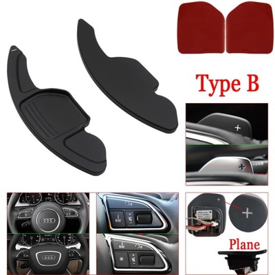 Shift Paddles For Audi Sline Quattro RS Q3 Q5 Q7 S3 S5 SQ5 SQ7 R8 A3~61847 фото