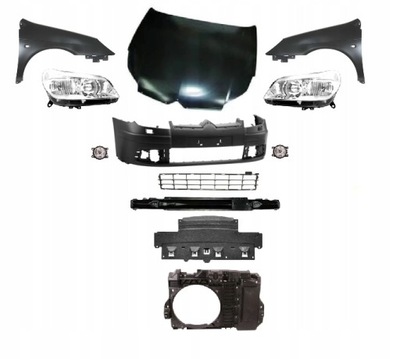 Citroen c5 lift 2004-2008 kompletny перед капот фото №1