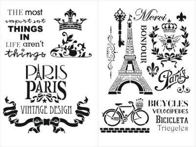 Szablon do DECUPAGE A4