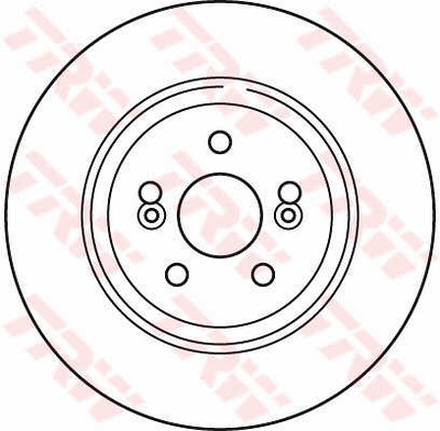 DISCS BRAKE FRONT TRW DF6117S  