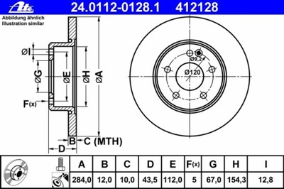 ДИСК ТОРМОЗНОЙ MERCEDES W202 C-KLASA 93-00