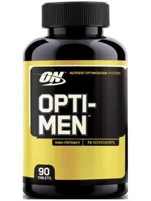 Optimum Nutrition OPTI-MEN 90 tabletek WITAMINY DLA MĘŻCZYZN