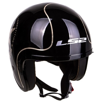 LS2 KASK OTWARTY OF599 SPITFIRE FLIER BLACK M