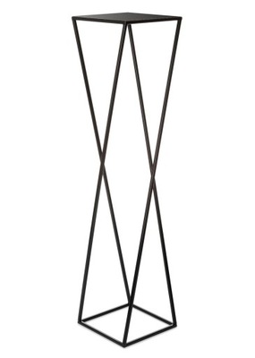 Kwietnik nowoczesny czarny stojący 100cm