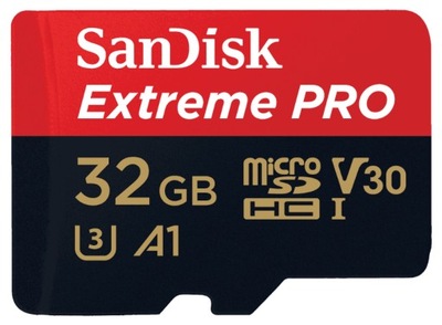 Karta SanDisk micro SD 32GB Extreme Pro 100MB/s 4K