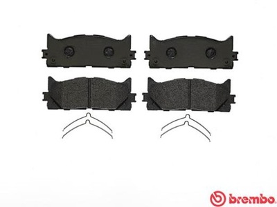 BREMBO, КОМПЛЕКТ КОЛОДКИ ТОРМОЗНЫЕ