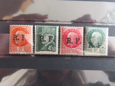 Zestaw znaczków Francja, D615