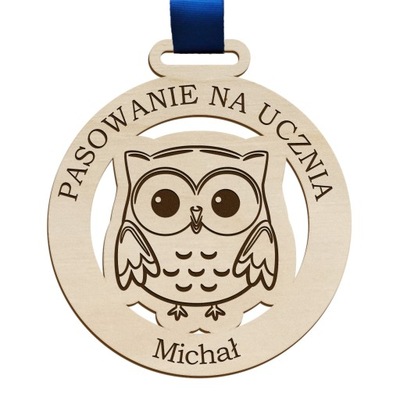 PREZENT MEDAL PASOWANIE NA UCZNIA TWOJE IMIĘ