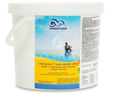 Chemoform Chemochlor T tabletki chlorowe 200g 3kg