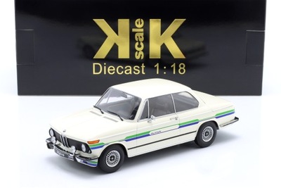 KK SCALE BMW 2002 ALPINA 1974 White 1:18
