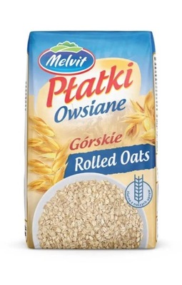 Melvit Płatki owsiane górskie 500g