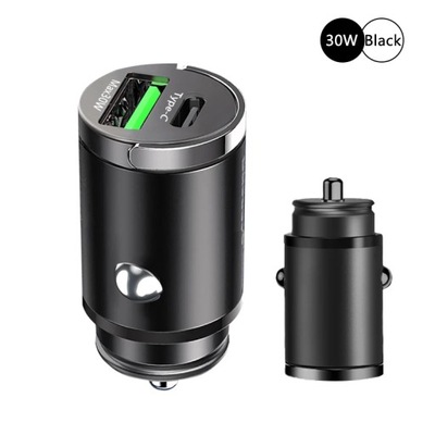 100W MINI CAR CHARGER LIGHTER FAST CHARGING PARA IPHONE QC3.0 MINI PD USB  