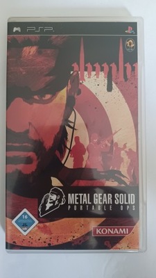 Metal Gear Solid Portable OPS, PSP