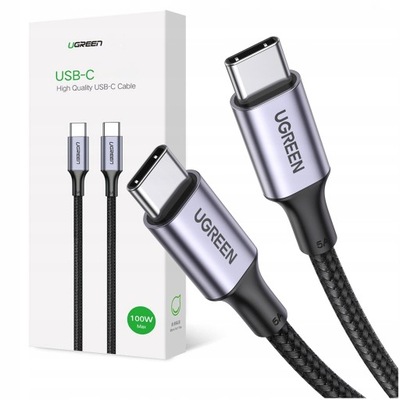 UGREEN SZYBKI KABEL USB-C DO USB-C PD QC 5A 100W 1M