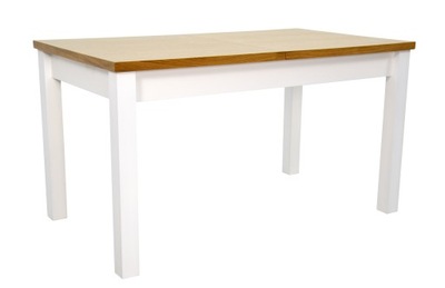 Masywny drewniany stół dębowy 80x120/160 do salonu