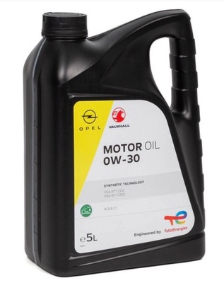 OIL OPEL/VAUXHALL MOTOR OIL 0W-30 5L TOTAL OE  