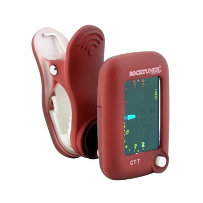 RockTuner CT 7 RED Stroik gitarowy na klipsie