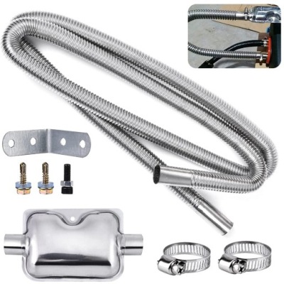 Wąż випускний do автомобіля труба обігрівача повітря труба вихлопна 2,5 cm фото №1