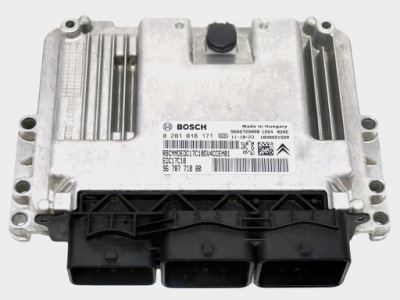 Бортовий комп'ютер citroen c4 c5 hdi 9678771080 0281018171 фото №1