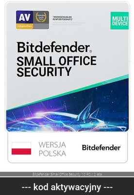 Bitdefender Small Office Security 10 PC / 2 lata