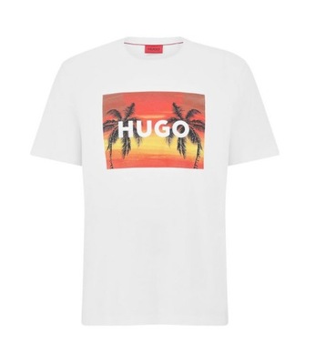 Hugo t-shirt Dulive_U232 biały M