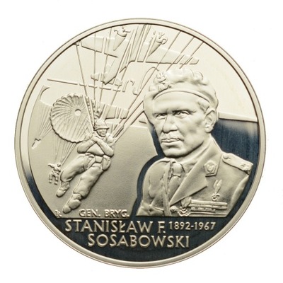 10 złotych 2004 - Generał Sosabowski - St. L