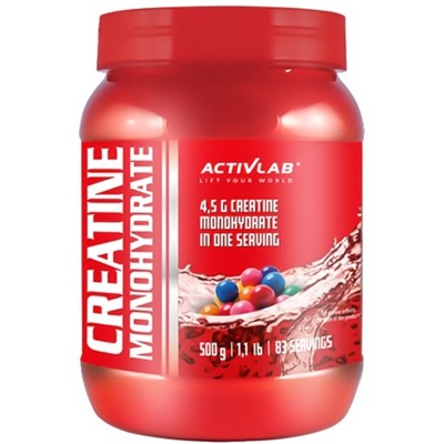 Activlab Creatine Monohydrate - guma balonowa (słój 500 g)