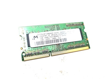 PAMIĘĆ RAM DDR3 MICRON 1GB 1RX8 PC3-8500S-7-10