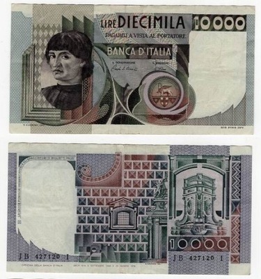 WŁOCHY 1980 10000 LIRE