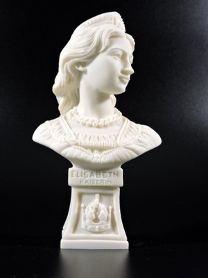 Popiersie cesarzowa Sisi Elżbieta alabaster figurka rzeźba