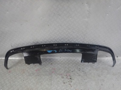 Audi a6 c7 s-line lift спойлер диффузор бампер задняя фото №1