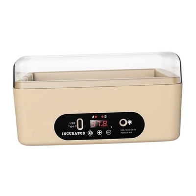 Mini inkubator do jaj Automatyczna kontrola temperatury Cyfrowe automatyczne obracanie