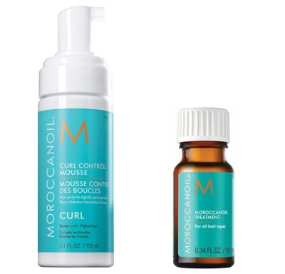 Moroccanoil pianka do włosów kręconych + olejek