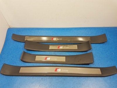 Audi a4 b6 s-line avant молдинг поріг набір фото №1