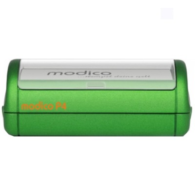 Pieczątka kieszonkowa Modico P4 flash zielona