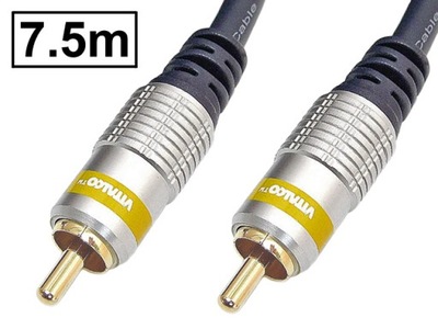 Kabel CINCH RCA-RCA COAXIAL HQ VITALCO 7.5m