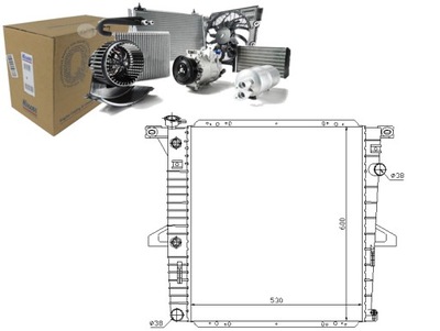 RADUADOR DEL MOTOR NISSENS F67Z8005JA 3787236 39651  