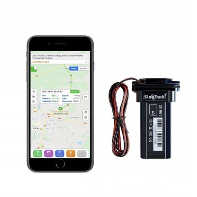 LOCATOR GPS SINORACK ST-901 FOR AUTO POJAZDU CARD SIM 2G POLISH MENU  