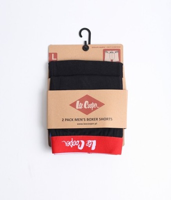 Lee Cooper Bokserki 2-pak DUOBOX 9543 BLACK r. M