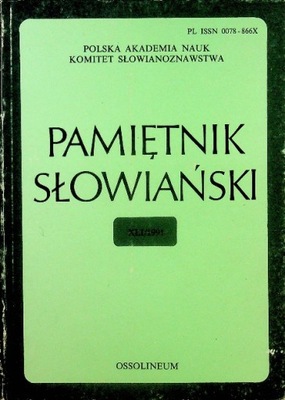 Pamiętnik słowiański XLI