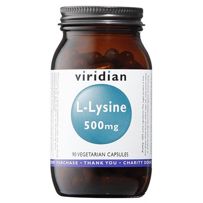 L-Lizyna dla Wegan 500 mg 90 kapsułek Viridian
