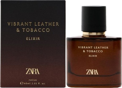 Perfumy Męskie ZARA VIBRANT LEATHER ELIXIR TOBACCO 60ml