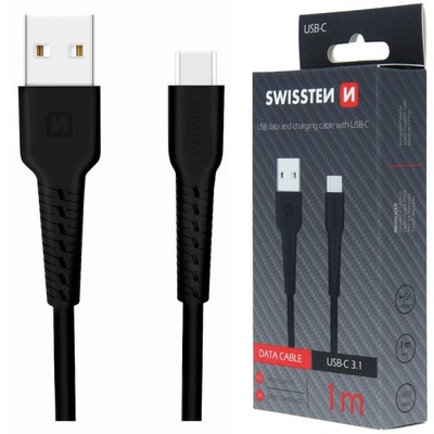 SWISSTEN Kabel do ładowania USB USB-C 1m 2A